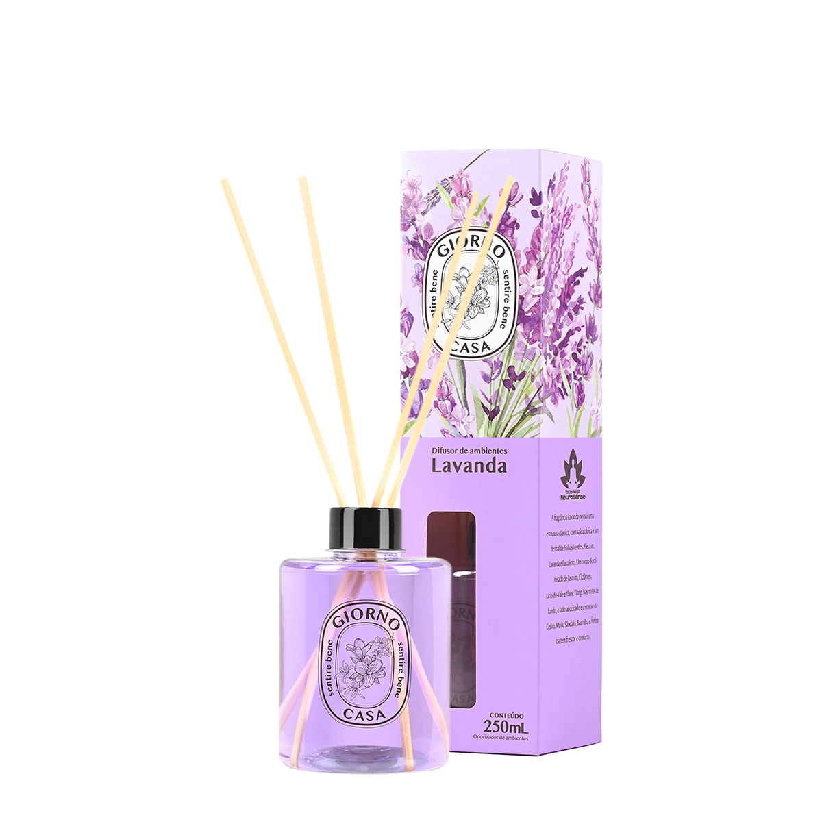 Produto: Giorno Casa Sentire Bene Lavanda - Difusor de Ambiente 250ml