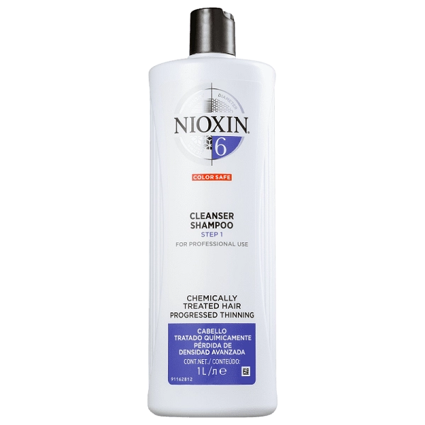 Produto: Nioxin Sistema 6 Cleanser Duo 1L e Serum Anti Hair 70ml 3 Produtos