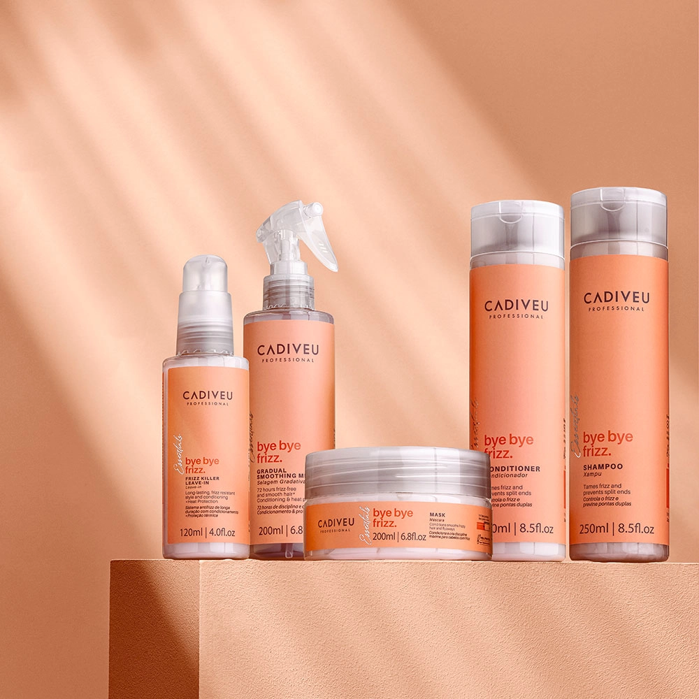 Produto: Kit Cadiveu Professional Bye Bye Frizz Shampoo Condicionador Selagem Leave-in e Máscara