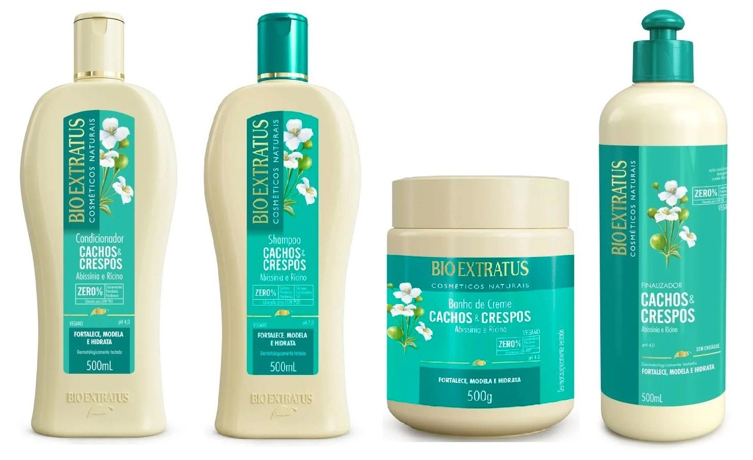 Produto: Kit Bio Extratus Cachos e Crespos ( 4 Unidades )