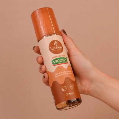 Produto: Hair e Body Splash Doce de Leite Viçosa Haskell 200ml