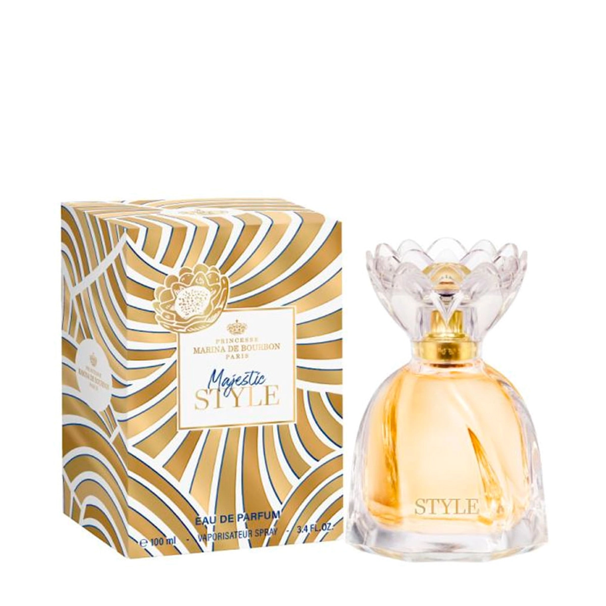 Produto: Perfume Feminino Majestic Style Eau De Parfum Marina De Bourbon 100ml