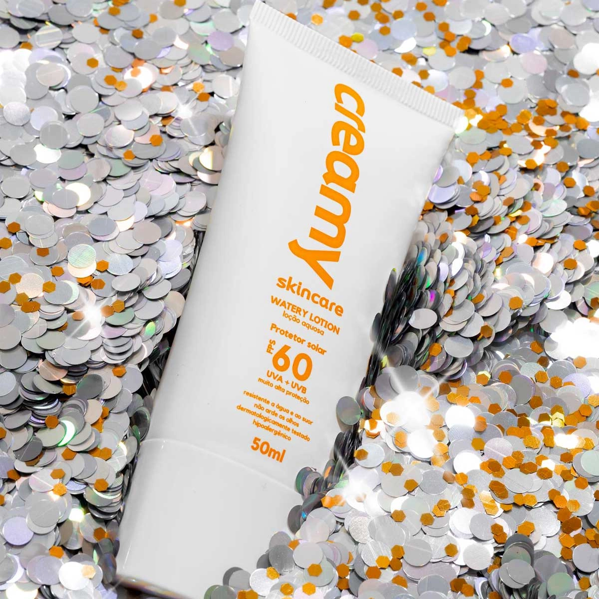 Produto: Kit Creamy Skincare Limpador Glicerinado e Watery Lotion FPS 60 (2 produtos)