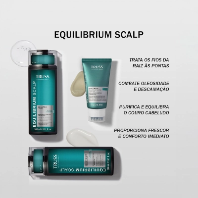 Shampoo Equilibrium Scalp Truss 300ml Produto Shampoo Equilibrium Scalp Truss 300ml