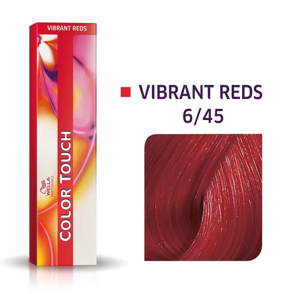 Produto: Tonalizante Louro Escuro Vermelho Acaju 6/45 Wella Professionals Color Touch 60g