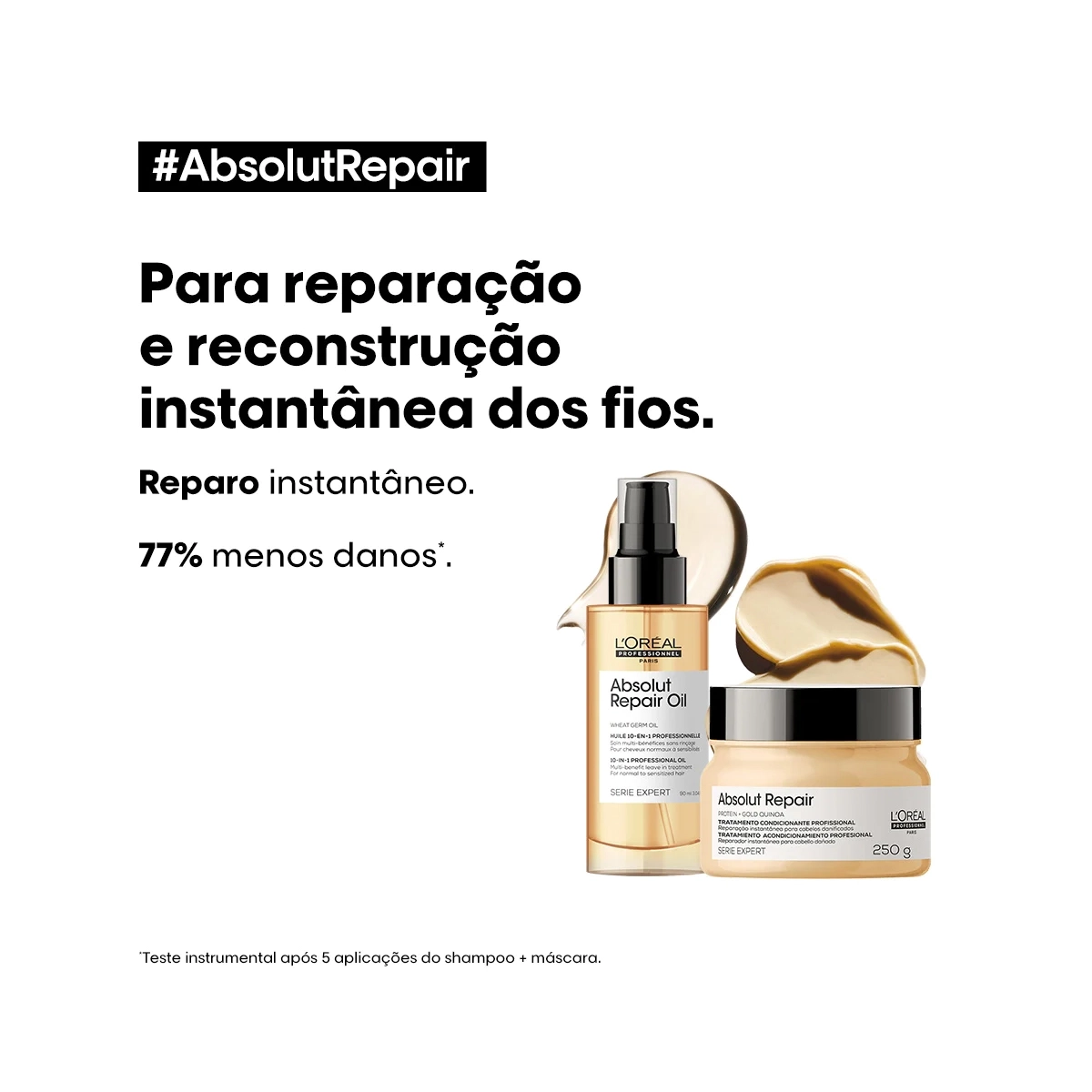 Produto: L'Oréal Professionnel Kit Absolut Repair Máscara Oil (2 produtos)