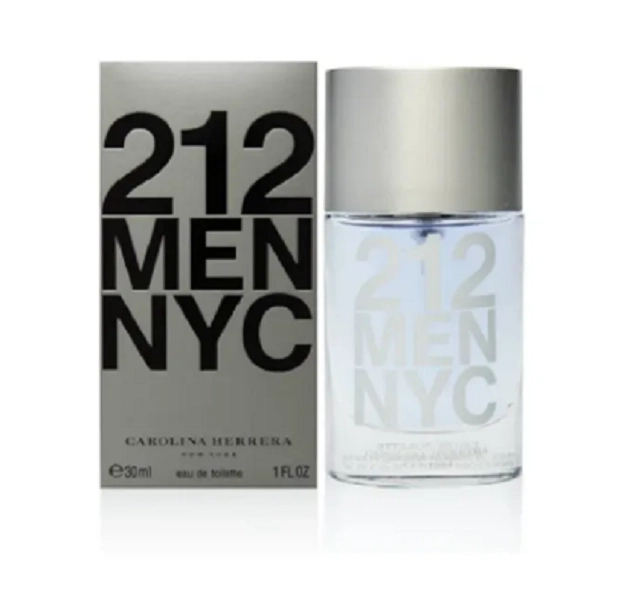 Produto: Perfume Masculino 212 Men Nyc Eau De Toilette Carolina Herrera 212 Men 30ml