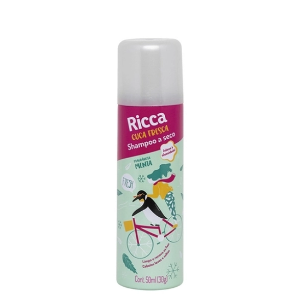 Produto: Ricca Cuca Fresca Shampoo a Seco - Menta - 50ml