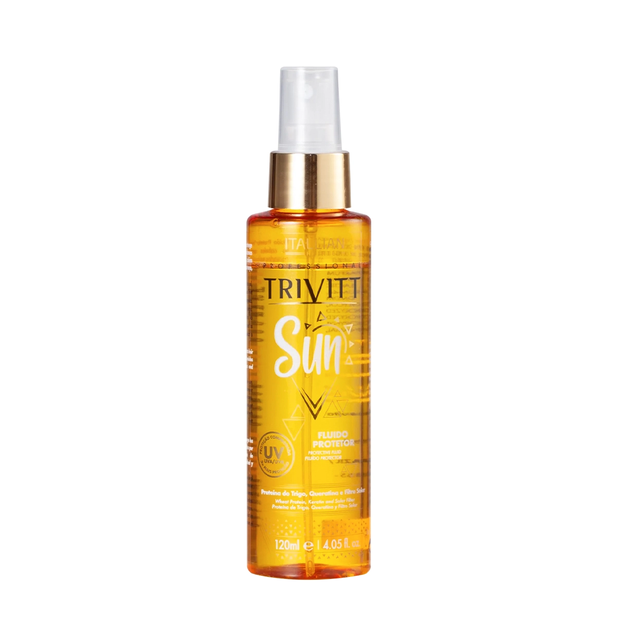Trivitt Professional Sun Protetor Solar - Fluído Capilar 120ml Produto: Trivitt Professional Sun Protetor Solar - Fluído Capilar 120ml