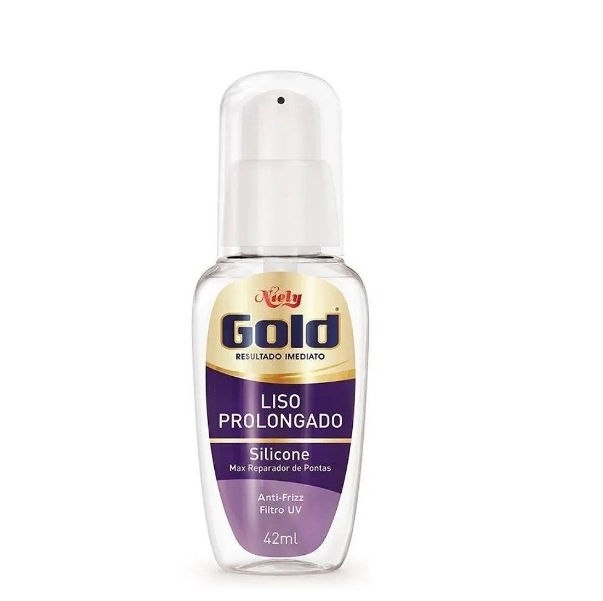 Produto: Gold Silicone Liso Prolongado, 42 Ml, Niely