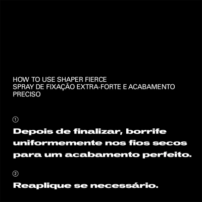 Spray Fixador Shaper Fierce Sebastian Professional 300ml Produto Spray Fixador Shaper Fierce Sebastian Professional 300ml