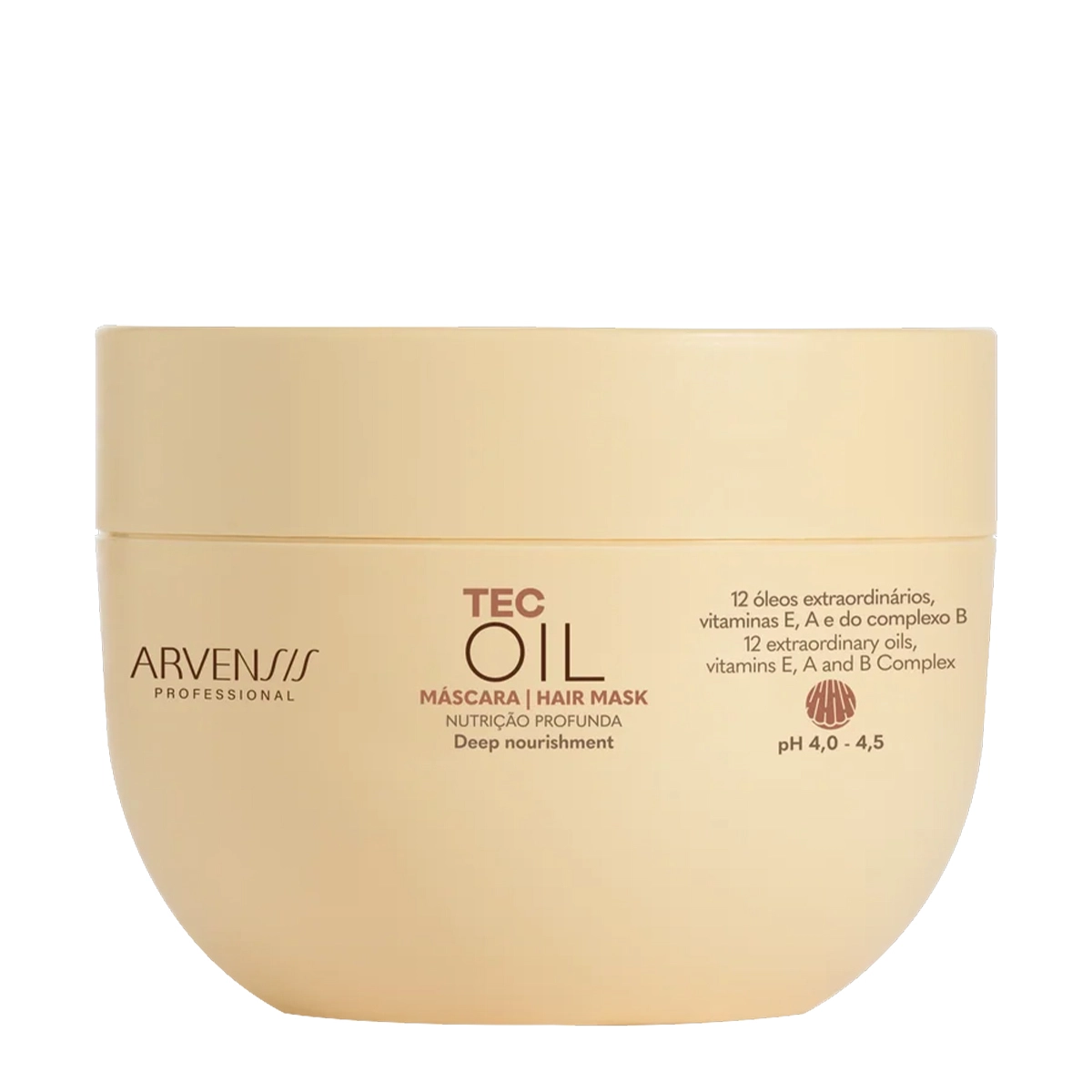 Arvensis Tec Oil - Máscara Capilar 300g Produto: Arvensis Tec Oil - Máscara Capilar 300g