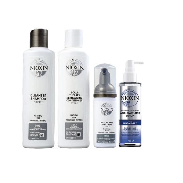 Produto: Kit Nioxin Light Moisture Kit Sistema 2 150ml e Serum Anti Hair 70ml