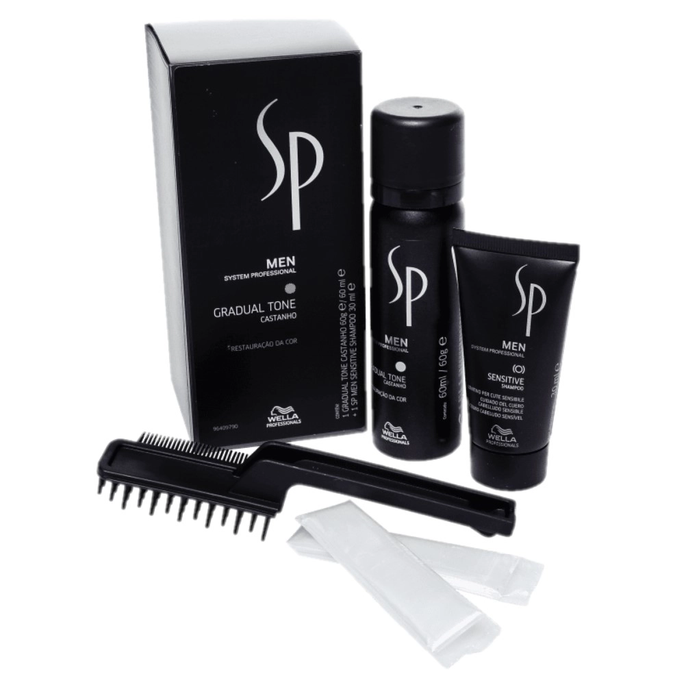 Produto: SP System Professional Kit Men Gradual Tone Brown 