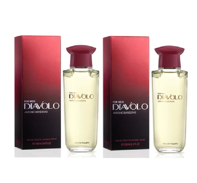 Produto: Kit 2 Perfumes Masculinos Diavolo Antonio Banderas Eau De Toilette 100ml