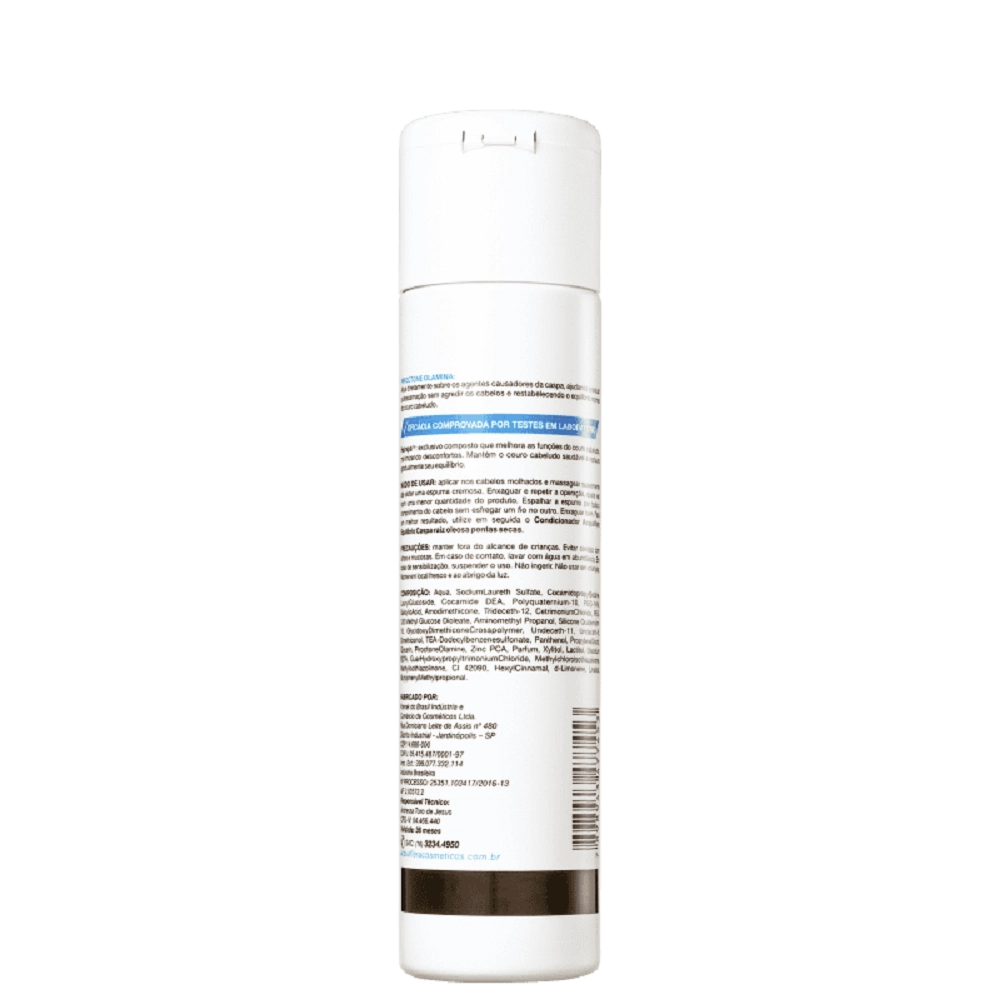 Produto: Shampoo Anticaspa Equilíbrio Raiz Oleosa e Pontas Secas Acquaflora 240ml
