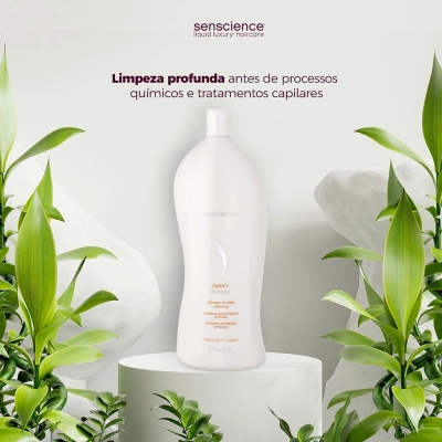 Produto Kit Senscience Purify Shampoo 1L Máscara Intensif 50ml e Óleo True Hue 55ml