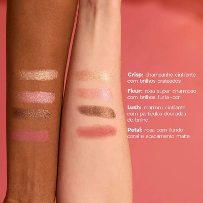 Paleta de Sombras Edition Glossy 4 Océane 5,5g Produto Paleta de Sombras Edition Glossy 4 Océane 5,5g