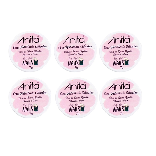Produto: Anita Cera Hidratante De Cuticulas But First Nails 7g - 6 Unidades