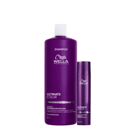 Kit Wella Professionals Ultimate Color - Limpeza e Tratamento (2 produtos) Produto Kit Wella Professionals Ultimate Color - Limpeza e Tratamento (2 produtos)