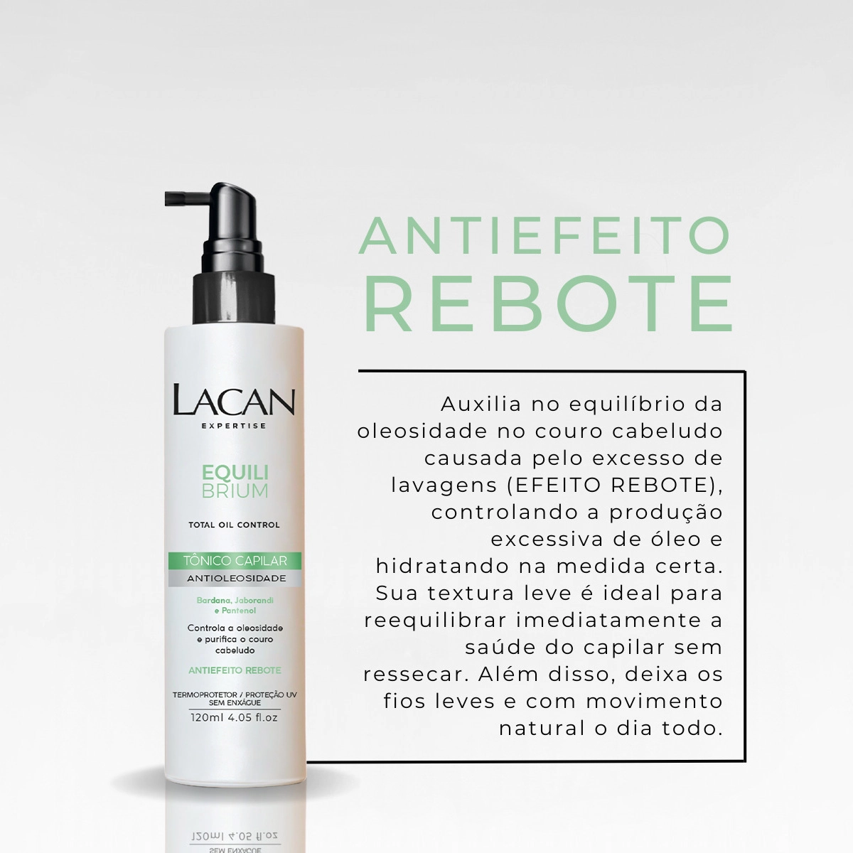 Produto: Lacan Equilibrium Antioleosidade - Tônico 120ml