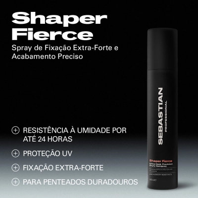 Spray Fixador Shaper Fierce Sebastian Professional 300ml Produto Spray Fixador Shaper Fierce Sebastian Professional 300ml