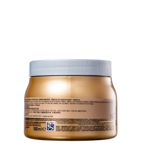 Produto: L'Oréal Professionnel Serie Expert Absolut Repair Gold Quinoa + Protein Golden Lightweight - Máscara Capilar 500ml