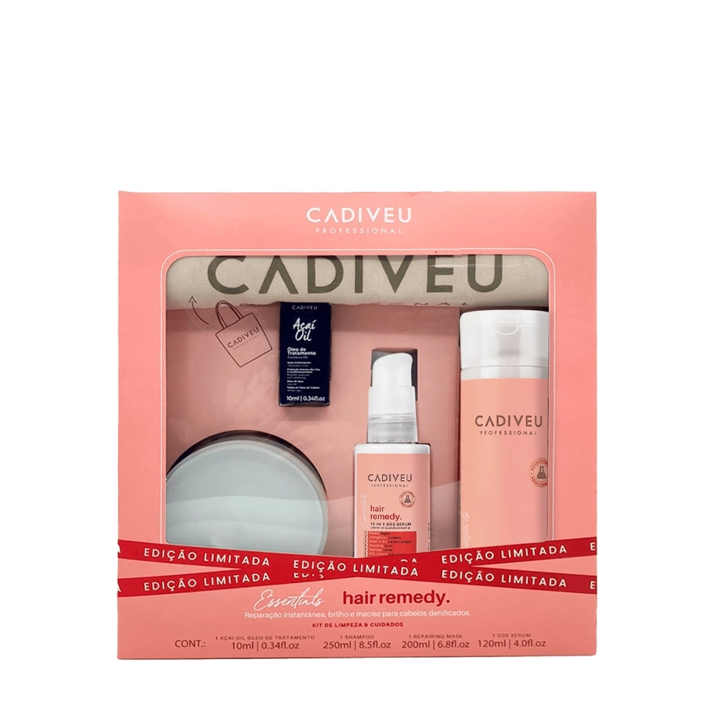 Cadiveu Hair Remedy Kit Home Care Edição Limitada Produto: Cadiveu Hair Remedy Kit Home Care Edição Limitada