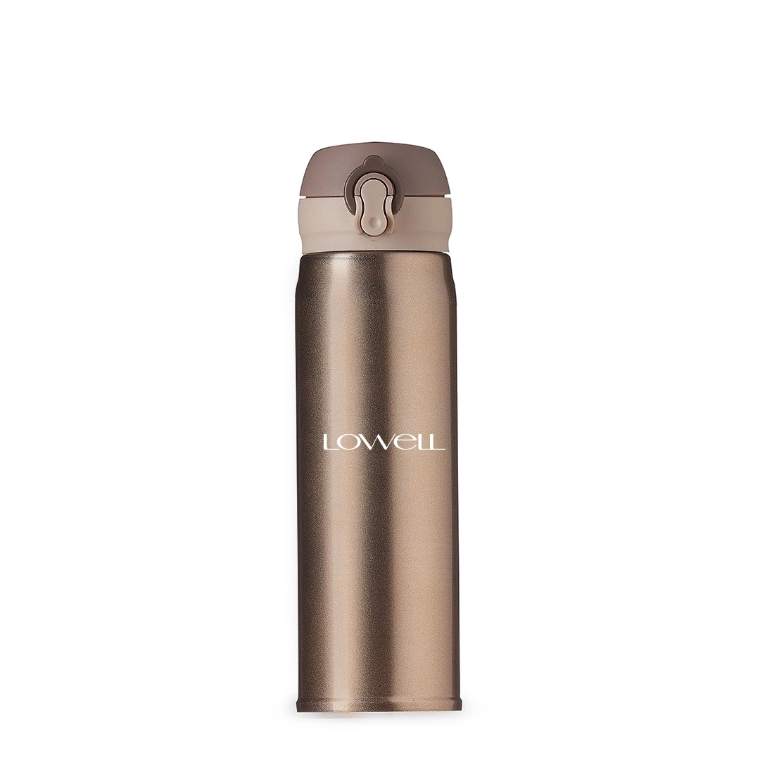 Produto Brinde Lowell - Garrafa Térmica Inox 400ml