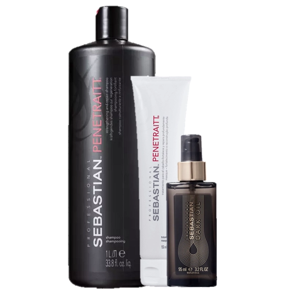 Produto: Kit Sebastian Professional Penetraitt Shampoo 1L Mascara 150ml e Dark Oil 95ml