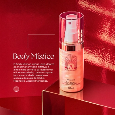 Produto: Spray Iluminador Venus Love Aura Beauty Místico 100ml