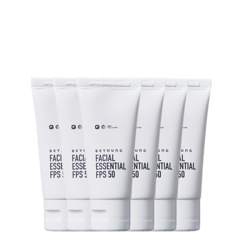 Kit Beyoung Facial Essential FPS 50 - Protetor Solar 35g (6 Unidades) Produto: Kit Beyoung Facial Essential FPS 50 - Protetor Solar 35g (6 Unidades)