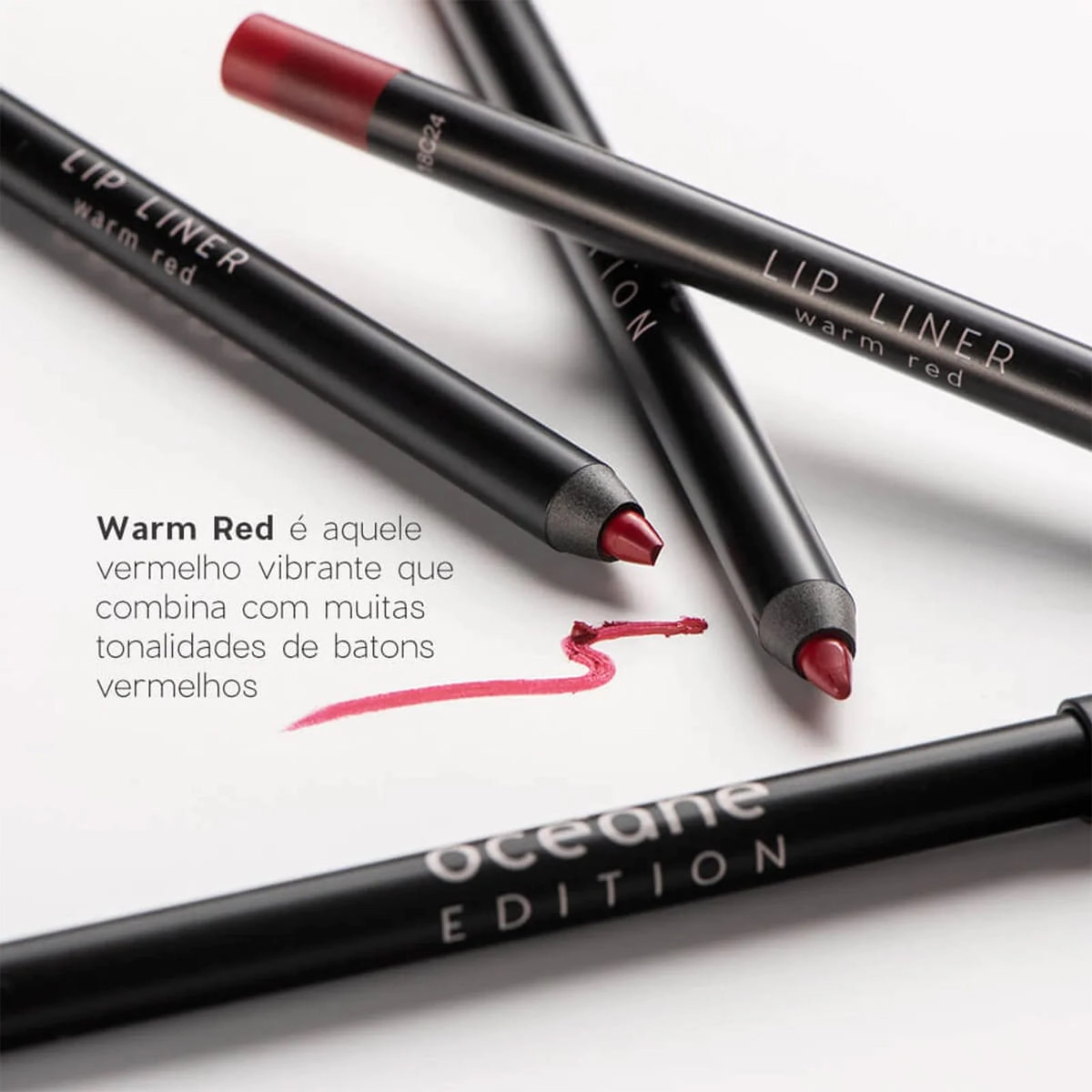Produto: Lápis Labial Edition Warm Red Océane 1,2g