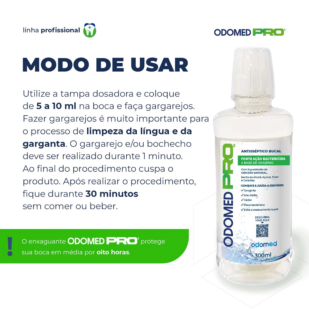 Produto: Kit Odomed Pro2 Antisséptico Bucal Dispenser Spray (2 produtos)