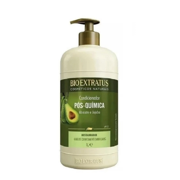 Produto: Kit Shampoo Condicionador e Banho de Creme Pós-Química Bio Extratus 1 Litro