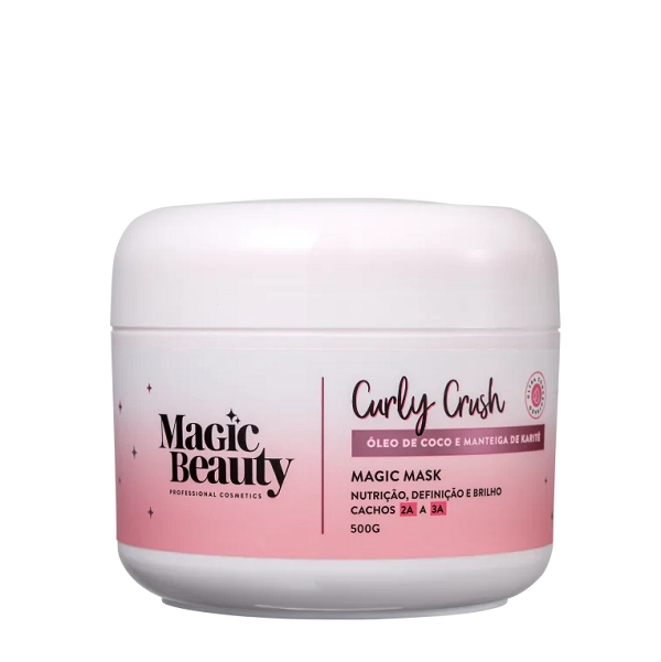 Produto: Magic Beauty Curly Crush 2A a 3A - Máscara de Nutrição 500g