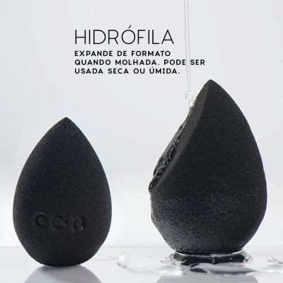 Esponja de Maquiagem Flat Drop Océane 1 Unidade Produto Esponja de Maquiagem Flat Drop Océane 1 Unidade