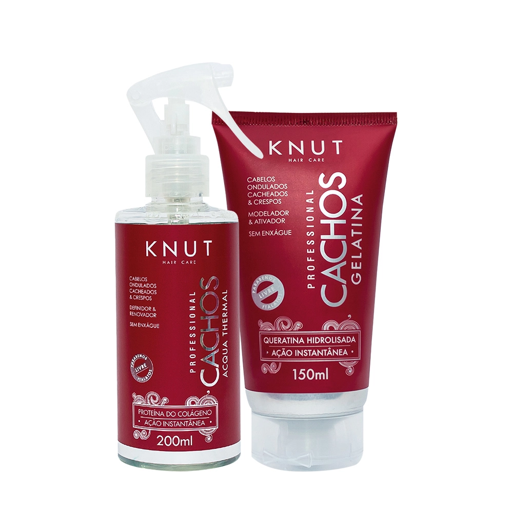 Produto: Kit Knut Professional Cachos Acqua Thermal e Gelatina (2 produtos)