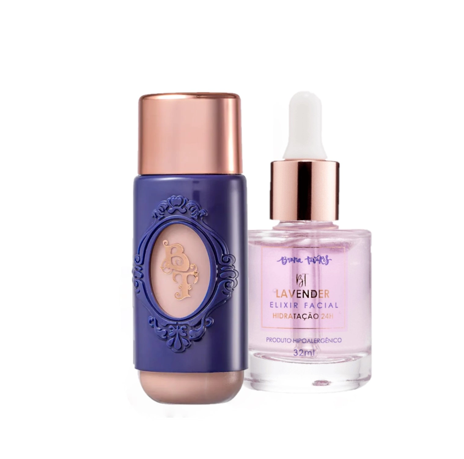 Produto: Kit Bruna Tavares Base M40 Lavander Preparação da Pele (2 produtos)