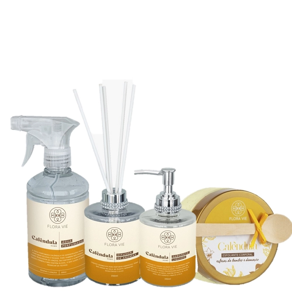 Produto: Kit Flora Vie Calendula Aroma Fragrantico (4 Produtos)