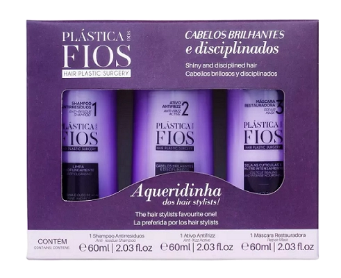 Kit Cadiveu Professional Plástica dos Fios Selagem Térmica Mini (3 Produtos) 60ml Produto: Kit Cadiveu Professional Plástica dos Fios Selagem Térmica Mini (3 Produtos) 60ml