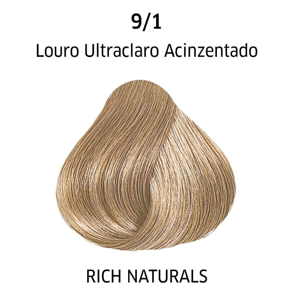 Produto: Coloração Permanente 9.1 Louro Ultraclaro Acinzentado Wella Professionals Color Perfect 60g