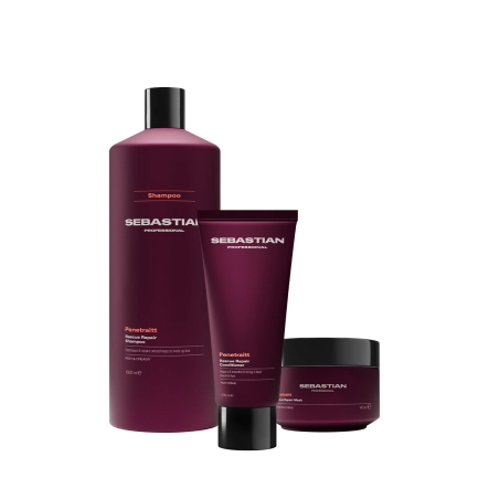 Produto: Kit Sebastian Professional Penetraitt - Shampoo Litro Condicionador e Mask (3 produtos)