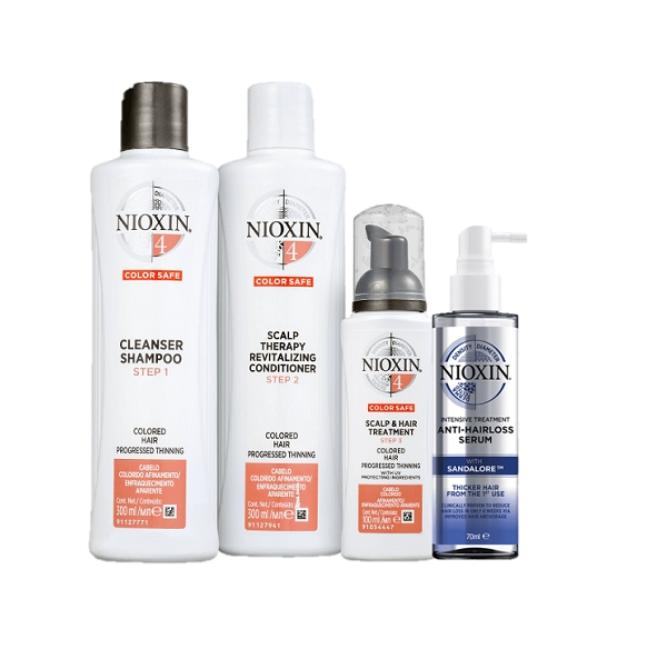 Produto: Nioxin Kit Sistema 4 300ml e Serum Anti Hair 70ml