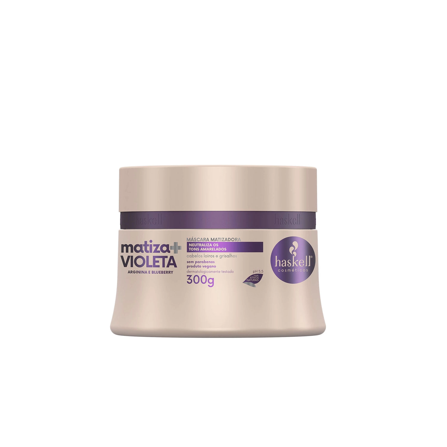 Produto: Kit Shampoo e Máscaras Matiza Violeta e Ultravioleta Haskell Matiza Violeta 300ml e 300g
