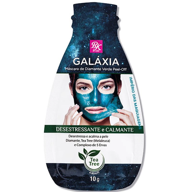 Produto: Máscara Facial Diamante Verde Galaxia 10g - KISS Com 3 Unidades