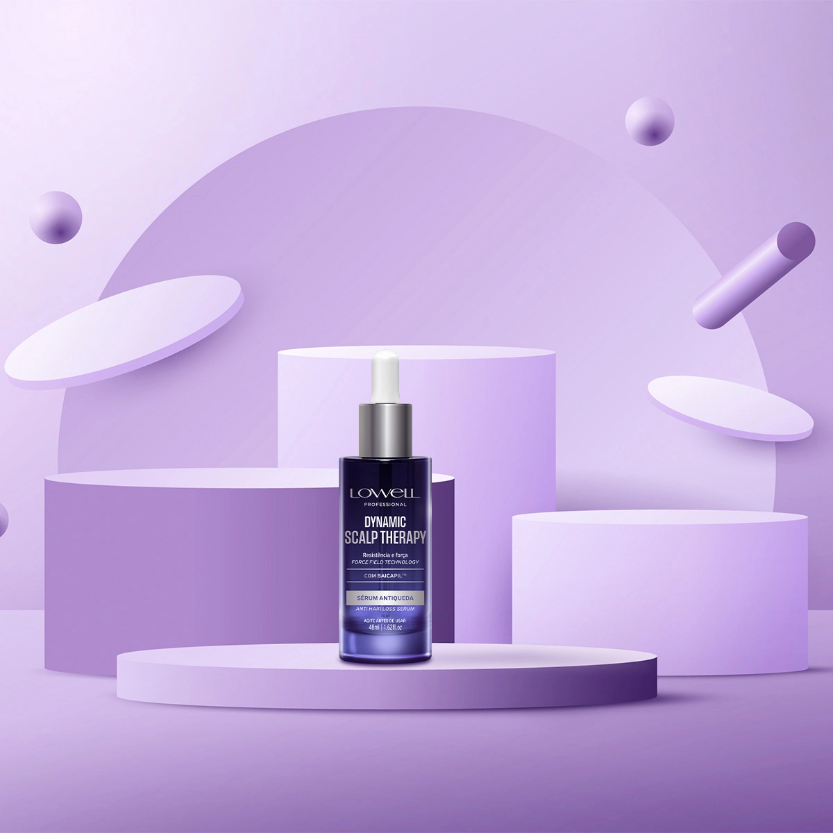 Produto: Sérum Antiqueda Dynamic Scalp Therapy Lowell 48ml