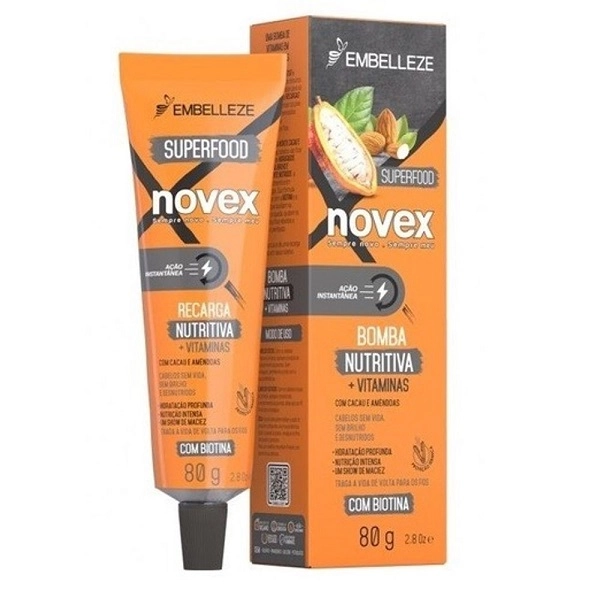 Produto: Mascara de Hidratação Recarga Nutritiva+Vitaminas Novex 80g