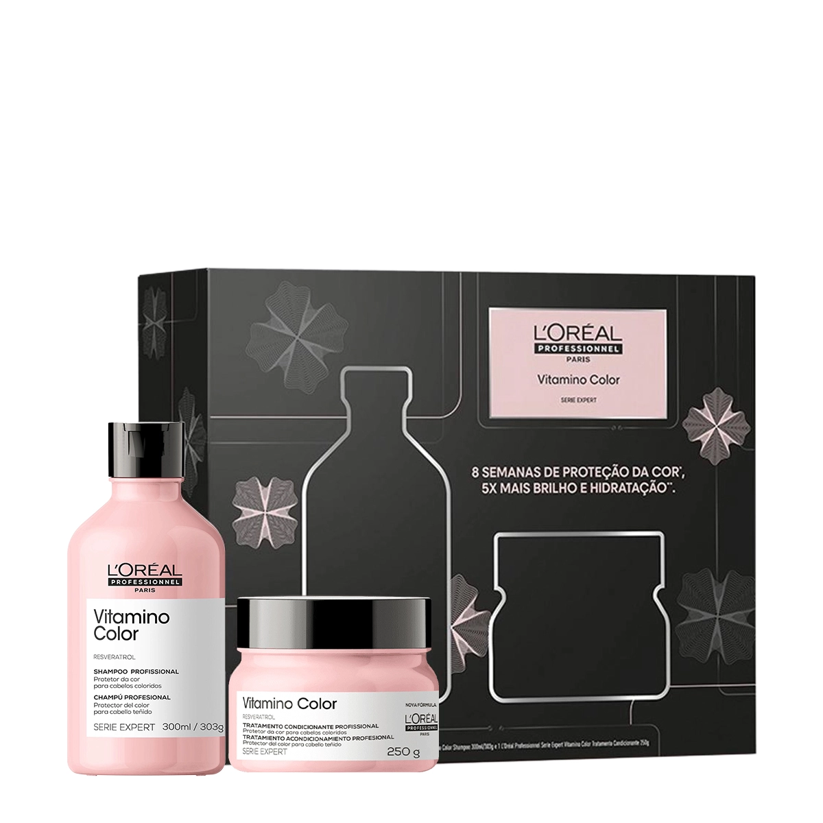 L'Oreal Serie Expert Vitamino Color Kit Shampoo e Máscara Produto: L'Oreal Serie Expert Vitamino Color Kit Shampoo e Máscara