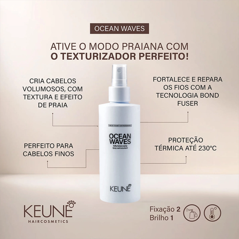 Produto Spray Texturizador Ocean Waves Keune Style 200ml